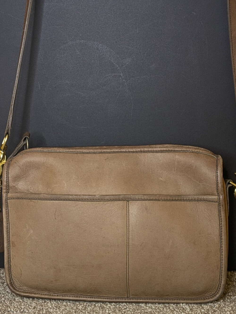 Coach Companion Purse Vintage USA Leather Crossbody Bag Anchor Messenger Bag